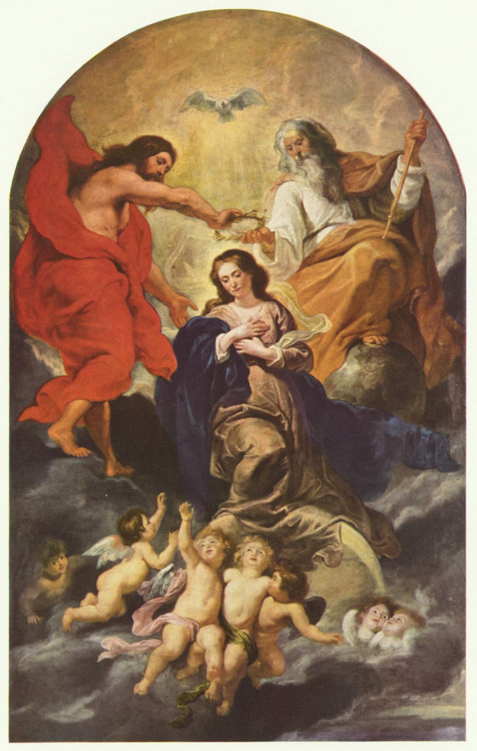 Le couronnement de la Vierge - Peter Paul Rubens