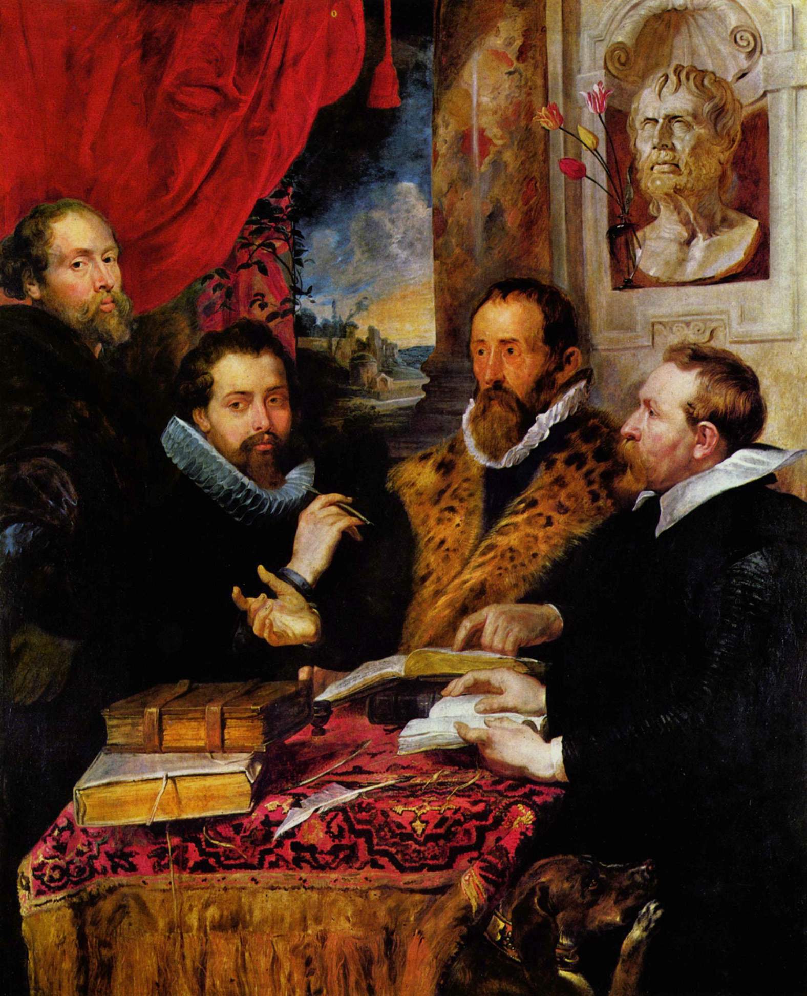 Les Quatre Philosophes - Peter Paul Rubens