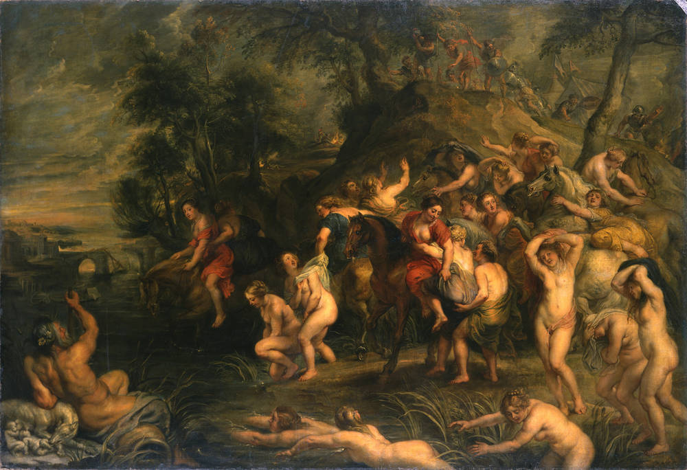 La fuite de Cloelia - Peter Paul Rubens