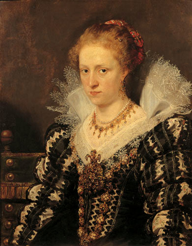 Portrait de Jacqueline van Caestre, épouse de Jean Charles de Cordes - Peter Paul Rubens