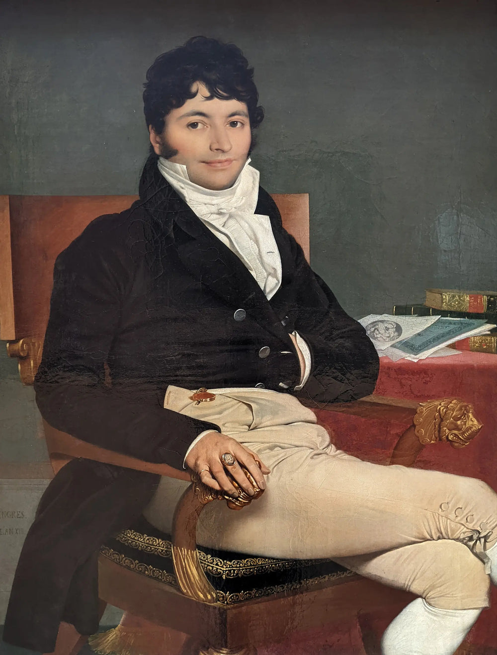 Monsieur Philibert Rivière - Jean-Auguste-Dominique Ingres - Alpha Reproduction