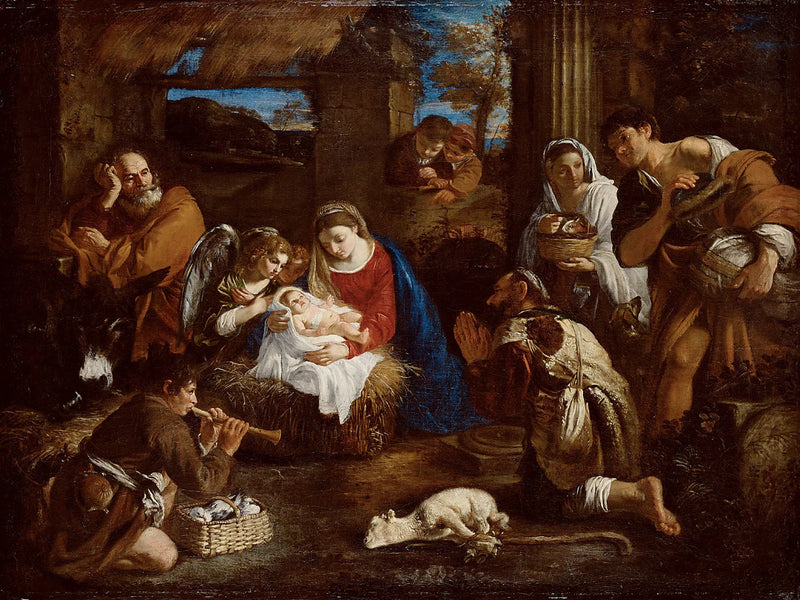 Adoration des bergers - Pier Francesco Mola