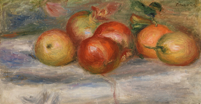 Яблоки, Апельсин и Лимон (Яблоки, апельсины и лимоны) - Пьер-Огюст Ренуар
