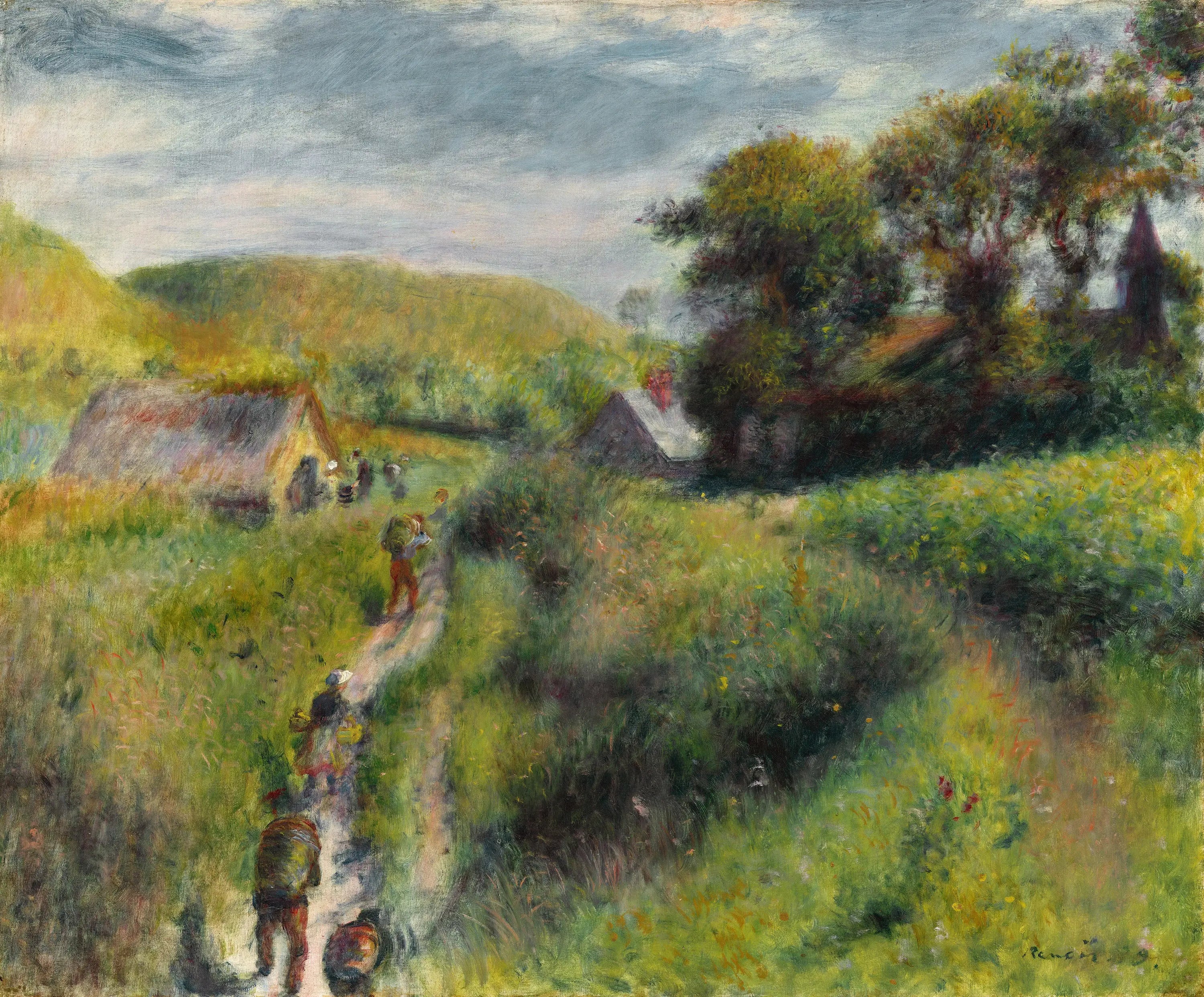 Reproduction du tableau « Les Vendangeurs - Pierre-Auguste Renoir » par Alpha Reproduction en peinture à l’huile