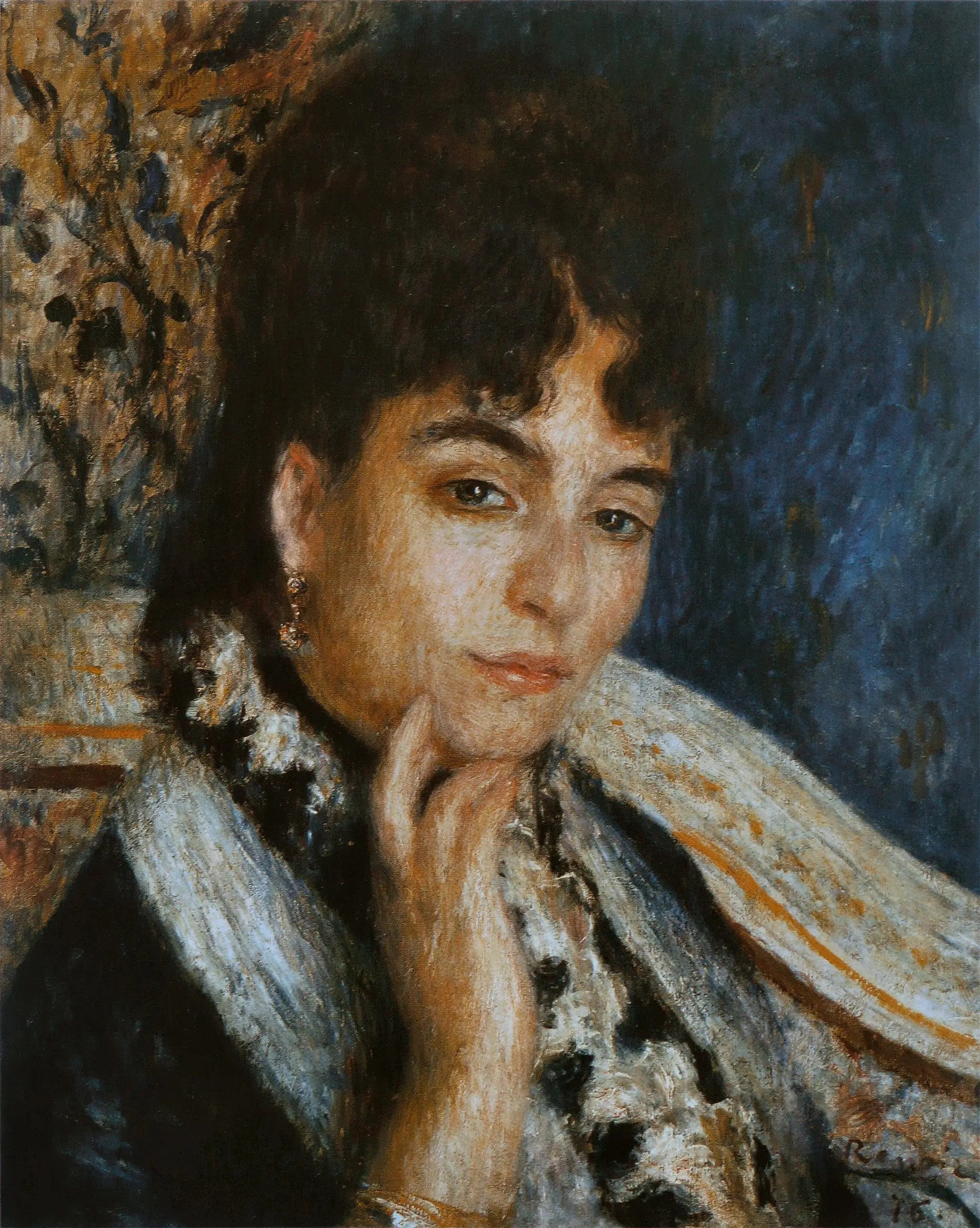 Reproduction du tableau « Madame Alphonse Daudet - Pierre-Auguste Renoir » par Alpha Reproduction en peinture à l’huile