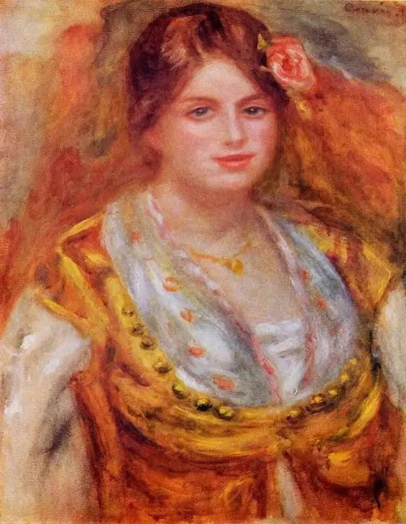 Reproduction du tableau « Portrait de Mademoiselle François - Pierre-Auguste Renoir » par Alpha Reproduction en peinture à l’huile