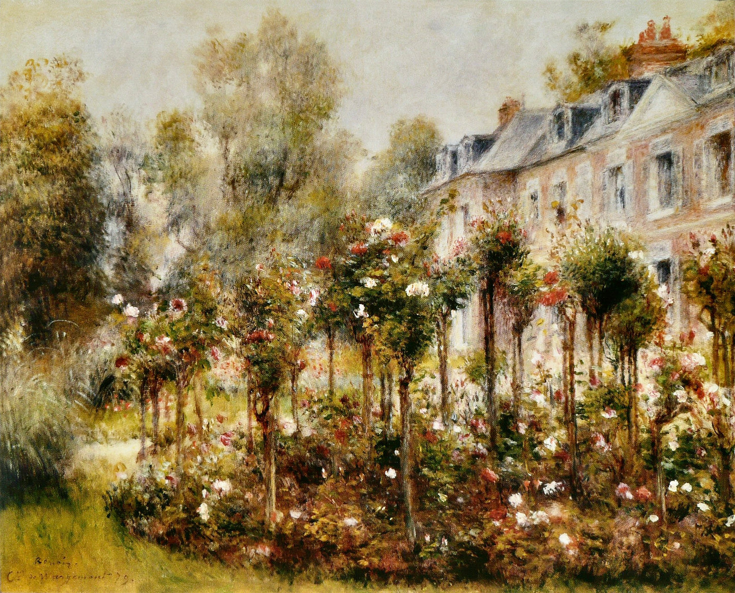 🌹 Розарий в Варжемонте – Пьер-Огюст Ренуар (1879)