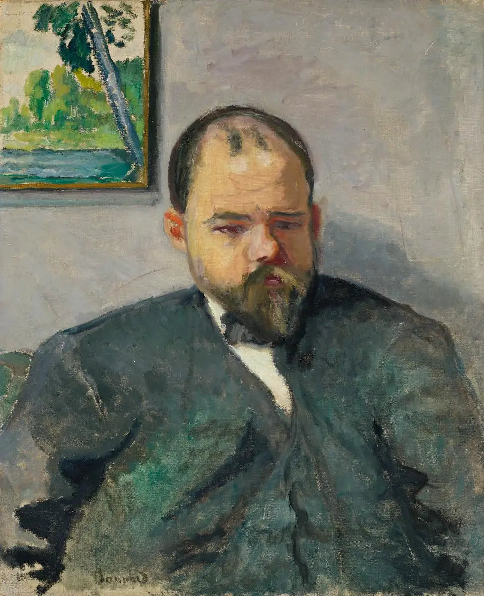 Reproduction du tableau « Ambroise Vollard - Pierre Bonnard » par Alpha Reproduction en peinture à l’huile