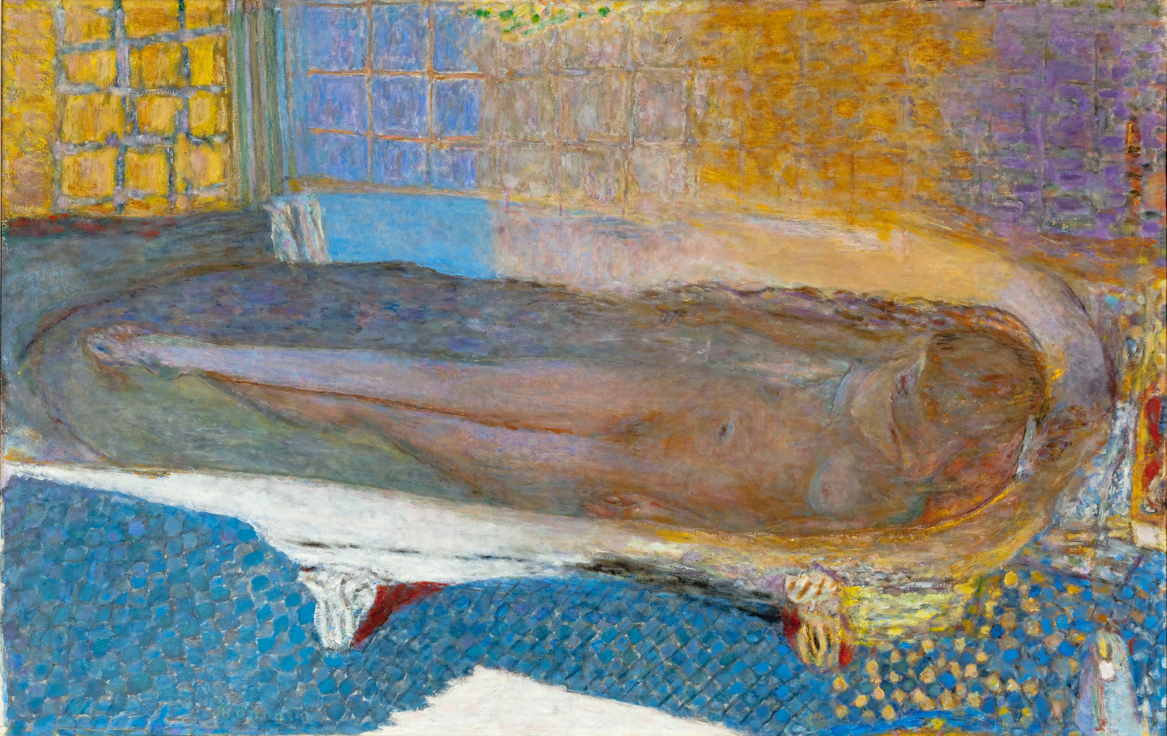 Reproduction du tableau « Nu dans le bain - Pierre Bonnard » par Alpha Reproduction en peinture à l’huile