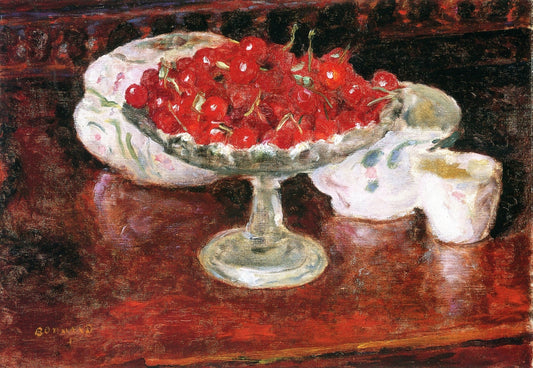 Reproduction du tableau « La coupe de cerises - Pierre Bonnard » par Alpha Reproduction en peinture à l’huile