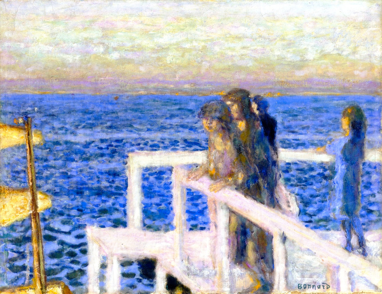 Reproduction du tableau « Le Débarcadère de Cannes - Pierre Bonnard » par Alpha Reproduction en peinture à l’huile