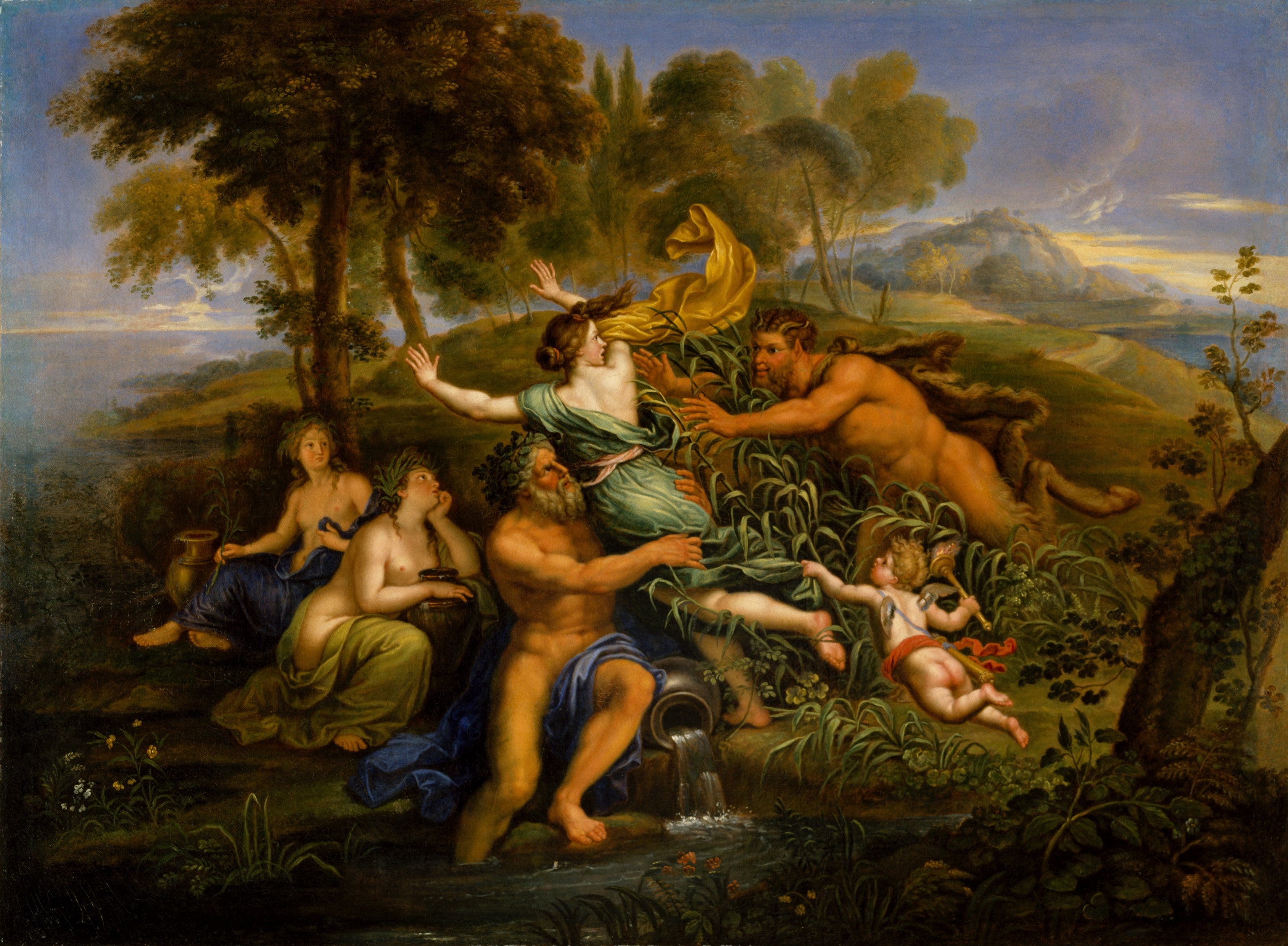 Pan et Syrinx - Pierre Mignard - Alpha Reproduction