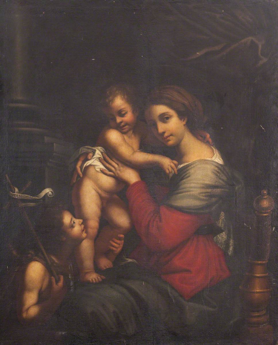 La Vierge à l’Enfant avec le jeune saint Jean-Baptiste - Pierre Mignard - Alpha Reproduction