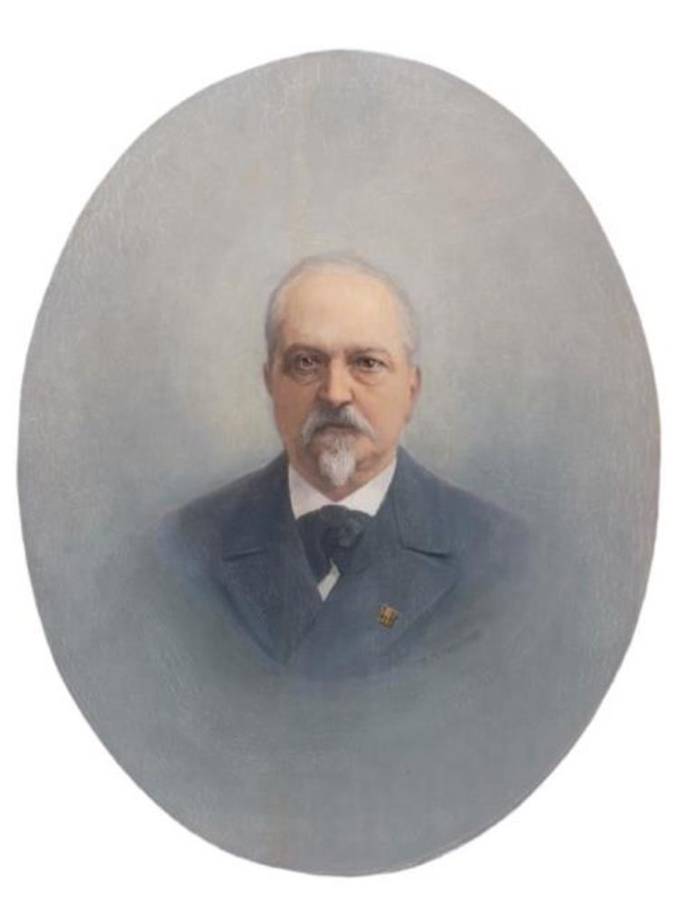 Reproduction du tableau « Portrait de Carolus Marinus Johannes Willem van Rijnen (1832-1903) - Piet Mondrian » par Alpha Reproduction en peinture à l’huile