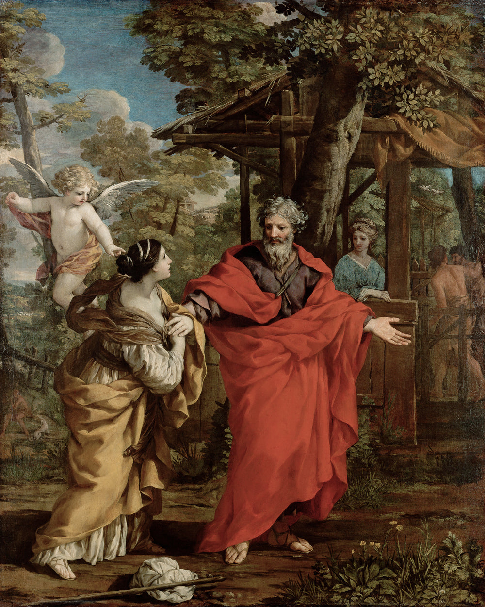 Abraham et Agar - Pietro da Cortona - Alpha Reproduction