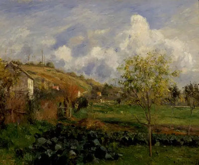 Reproduction du tableau « Paysage près de Pontoise - Camille Pissarro » par Alpha Reproduction en peinture à l’huile