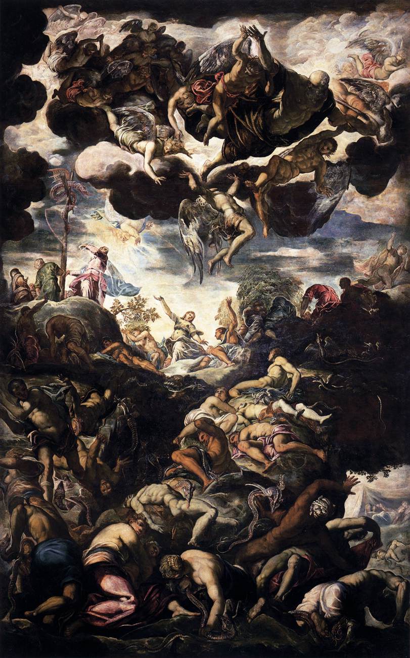 Le Serpent d'airain - Jacopo Tintoretto