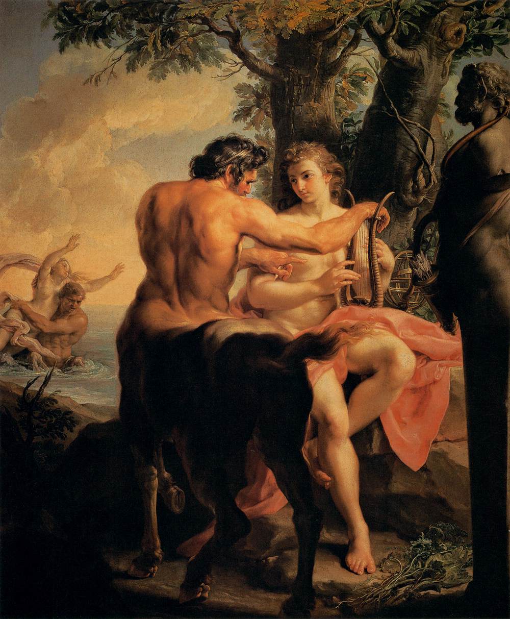 Achille et le centaure Chiron - Pompeo Batoni