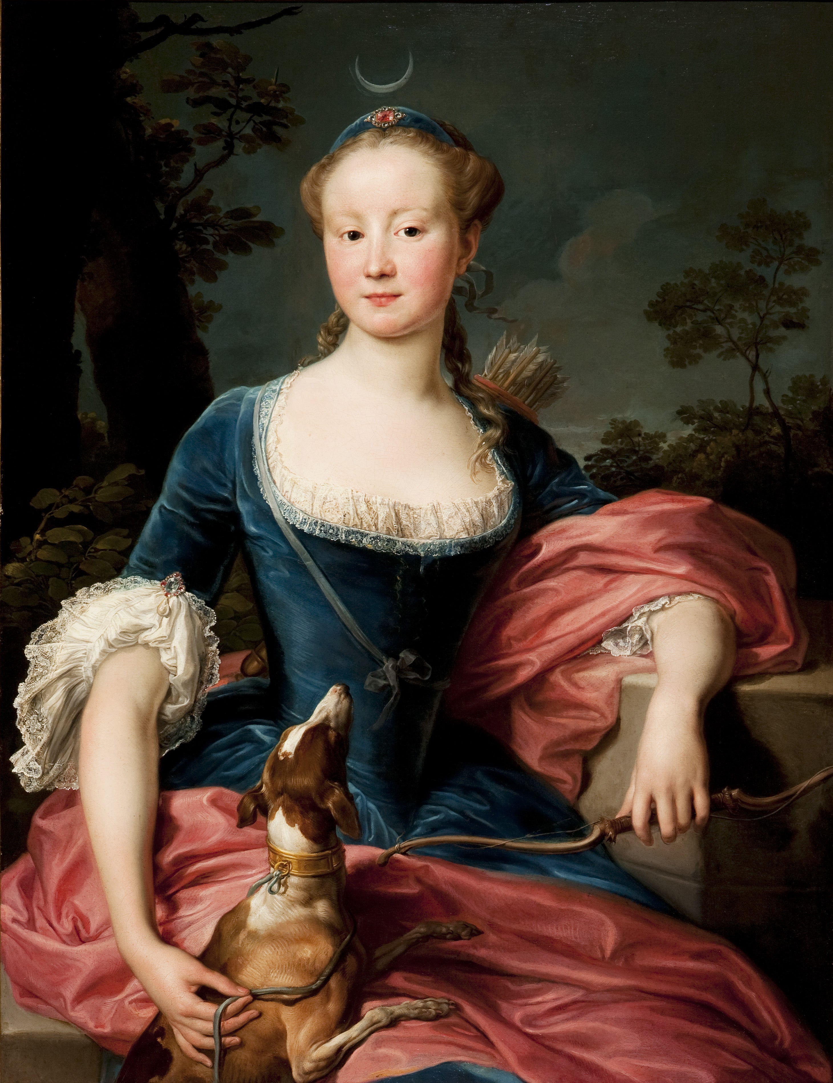 Portrait d'une dame - Pompeo Batoni