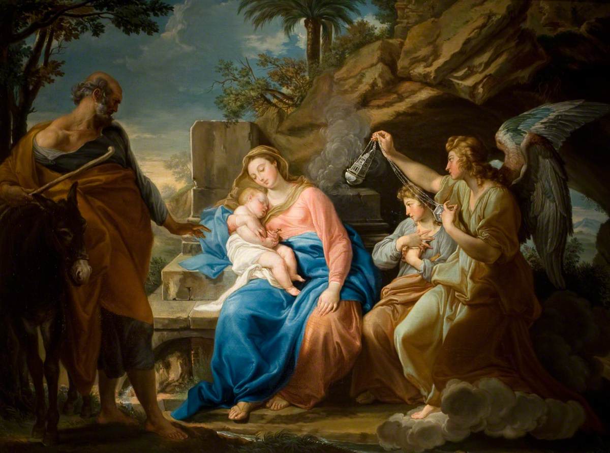 Le repos pendant la fuite en Égypte - Pompeo Batoni