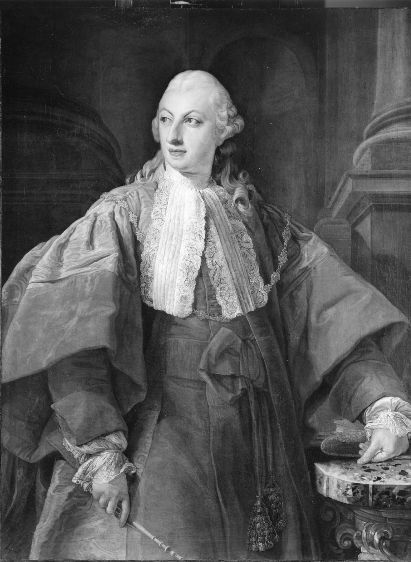 Portrait du prince Abbondio Rezzonico en sénateur de Rome - Pompeo Batoni