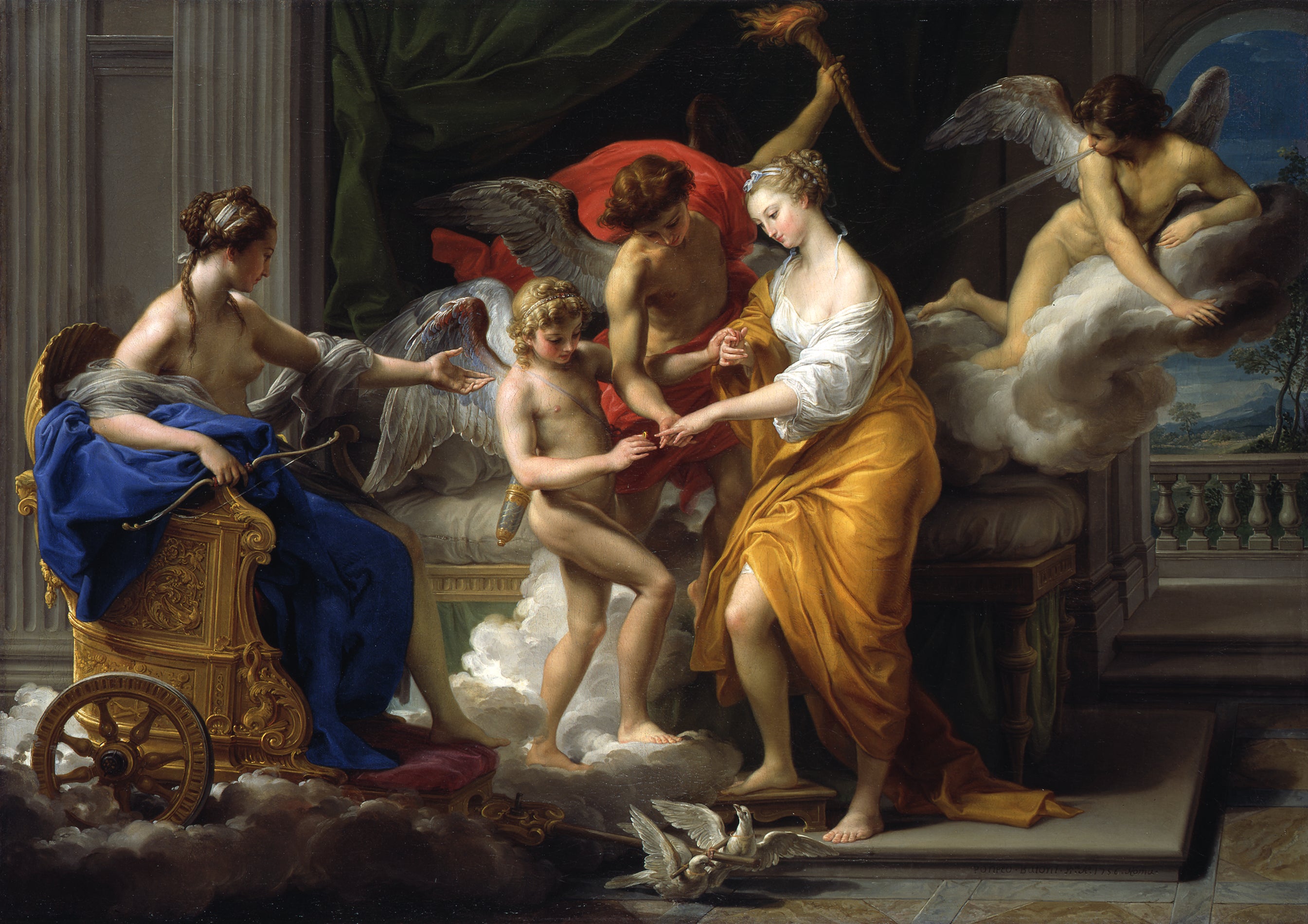 Les Noces de Psyché et de Cupidon - Pompeo Batoni
