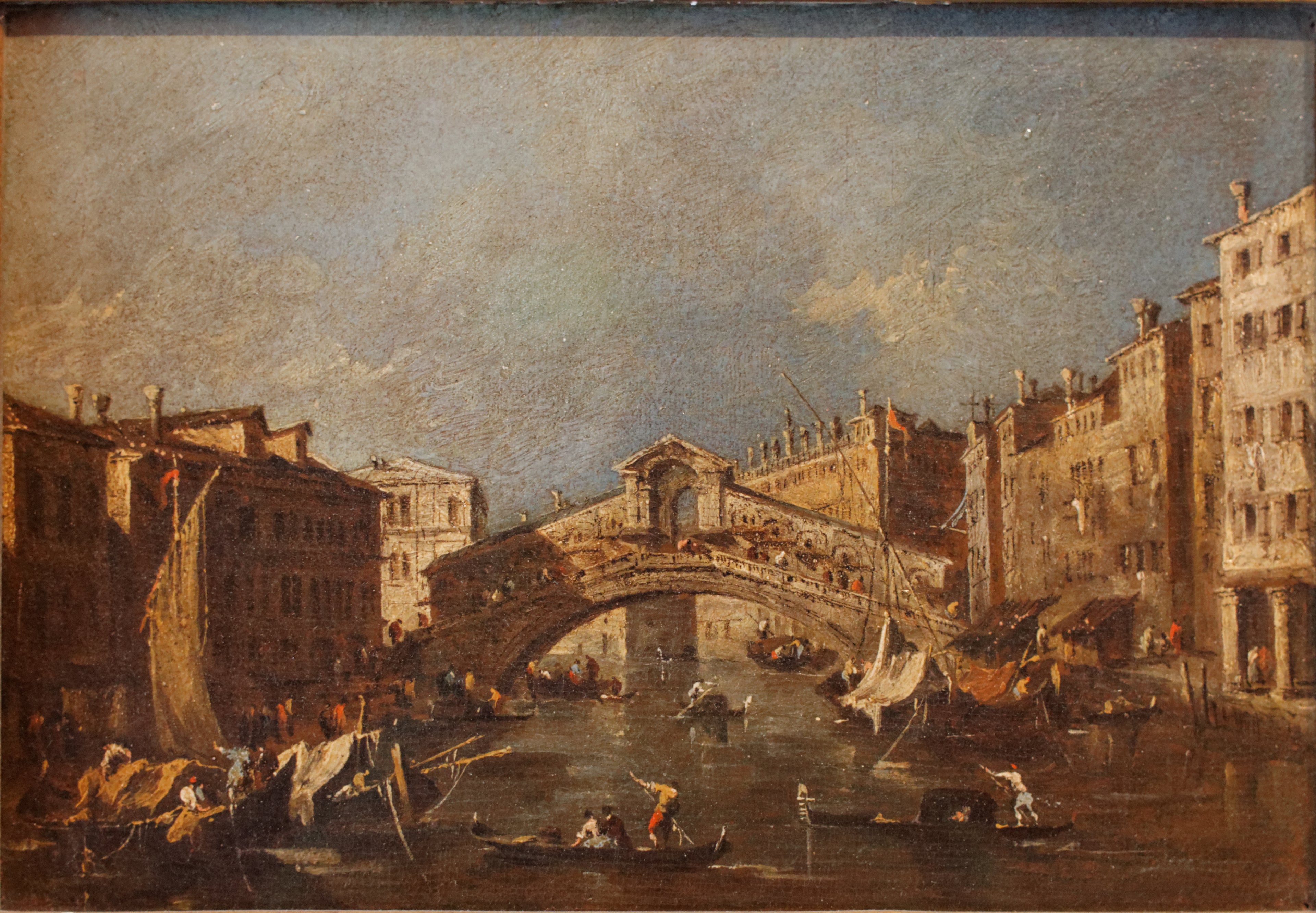 Le Pont du Rialto à Venise - Francesco Guardi