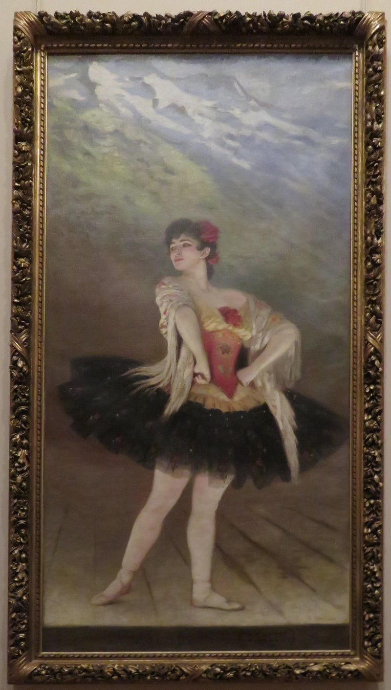 Portrait de Mademoiselle Sandrini - Édouard Debat