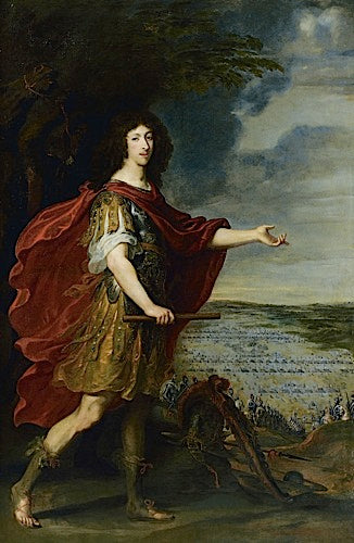 Portrait du Grand Condé devant le champ de bataille de Rocroi (19 mai 1643) - Juste d’Egmont - Alpha Reproduction