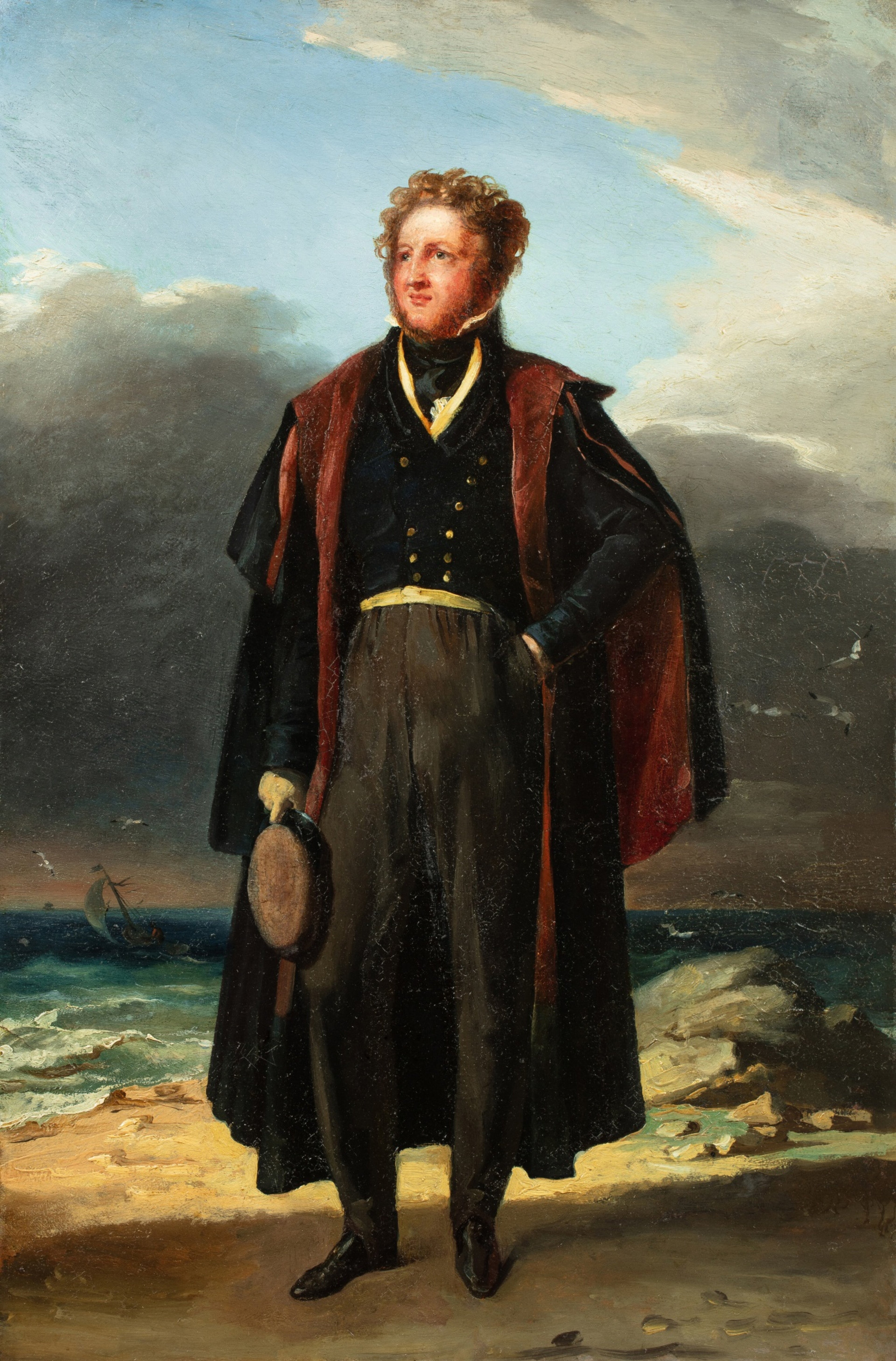 Reproduction du tableau « Portrait d'Adam Elmore - Théodore Géricault » par Alpha Reproduction en peinture à l’huile