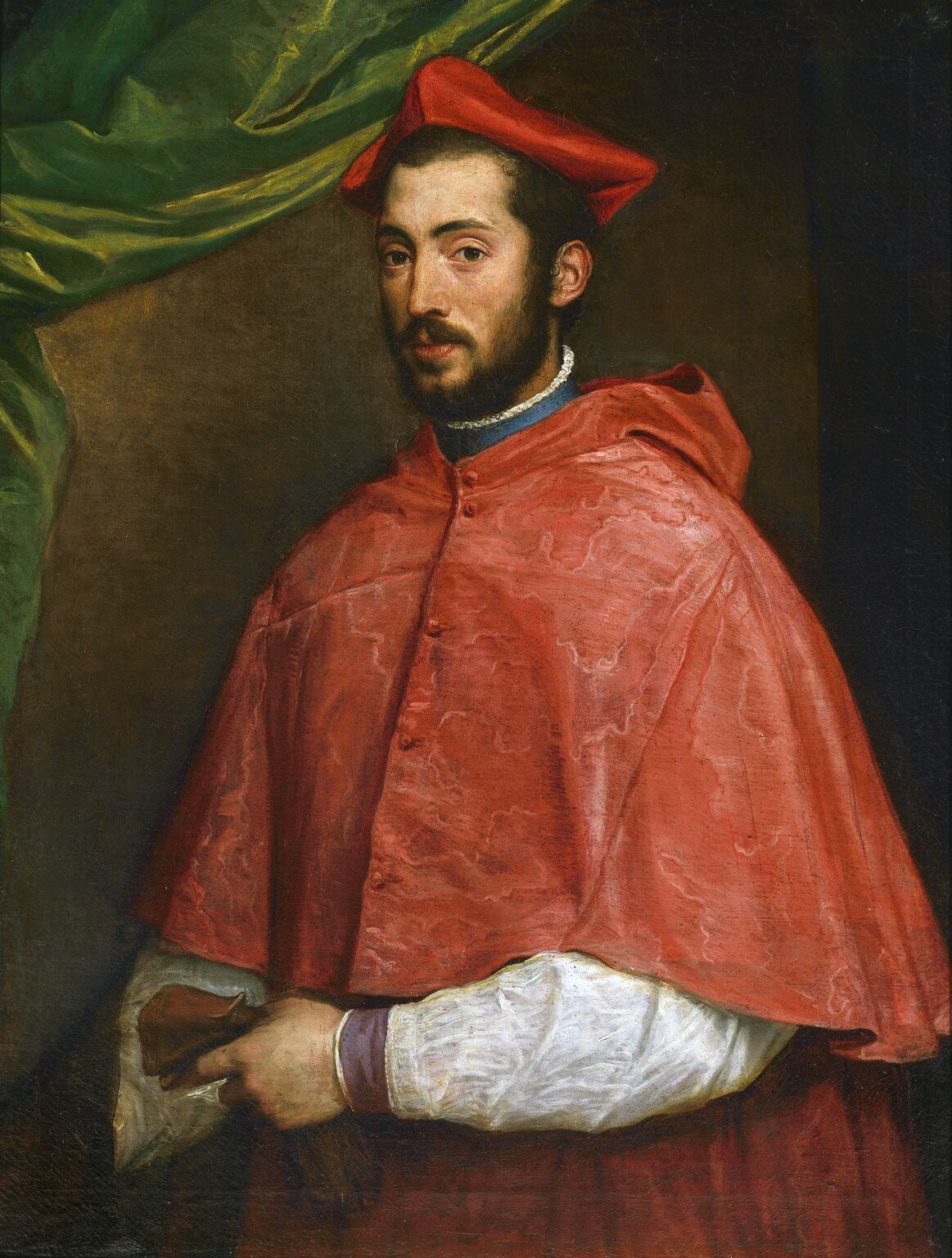Portrait du cardinal Alexandre Farnèse - Titian