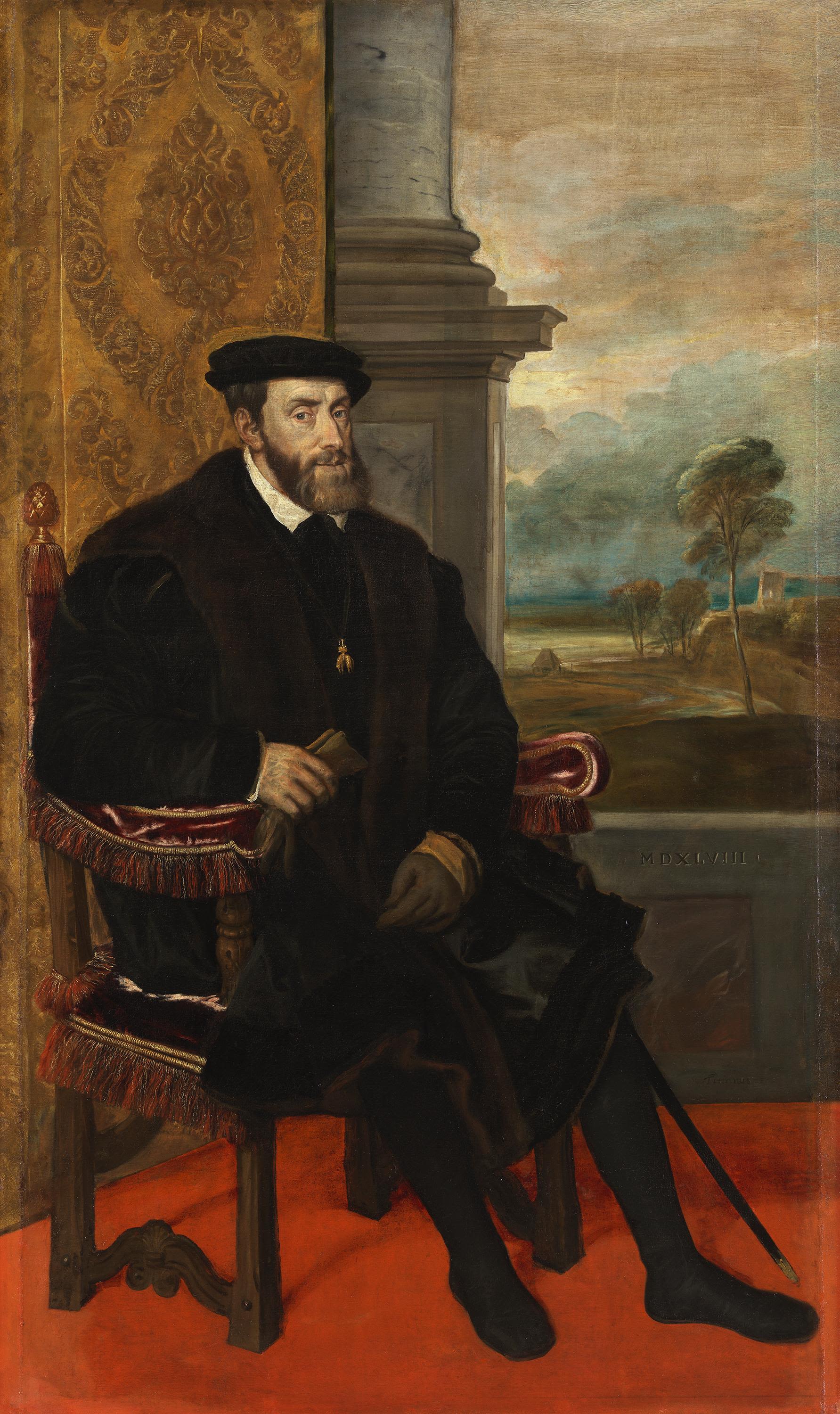 Portrait de Charles Quint - Titian
