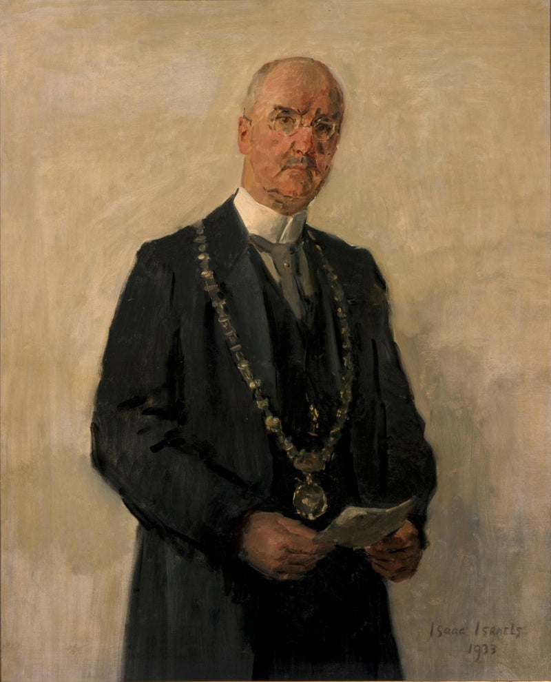 Портрет Йоахимуса Питера Фокема Андреа (1879-1949), мэр Утрехта - Исаак Израэльс