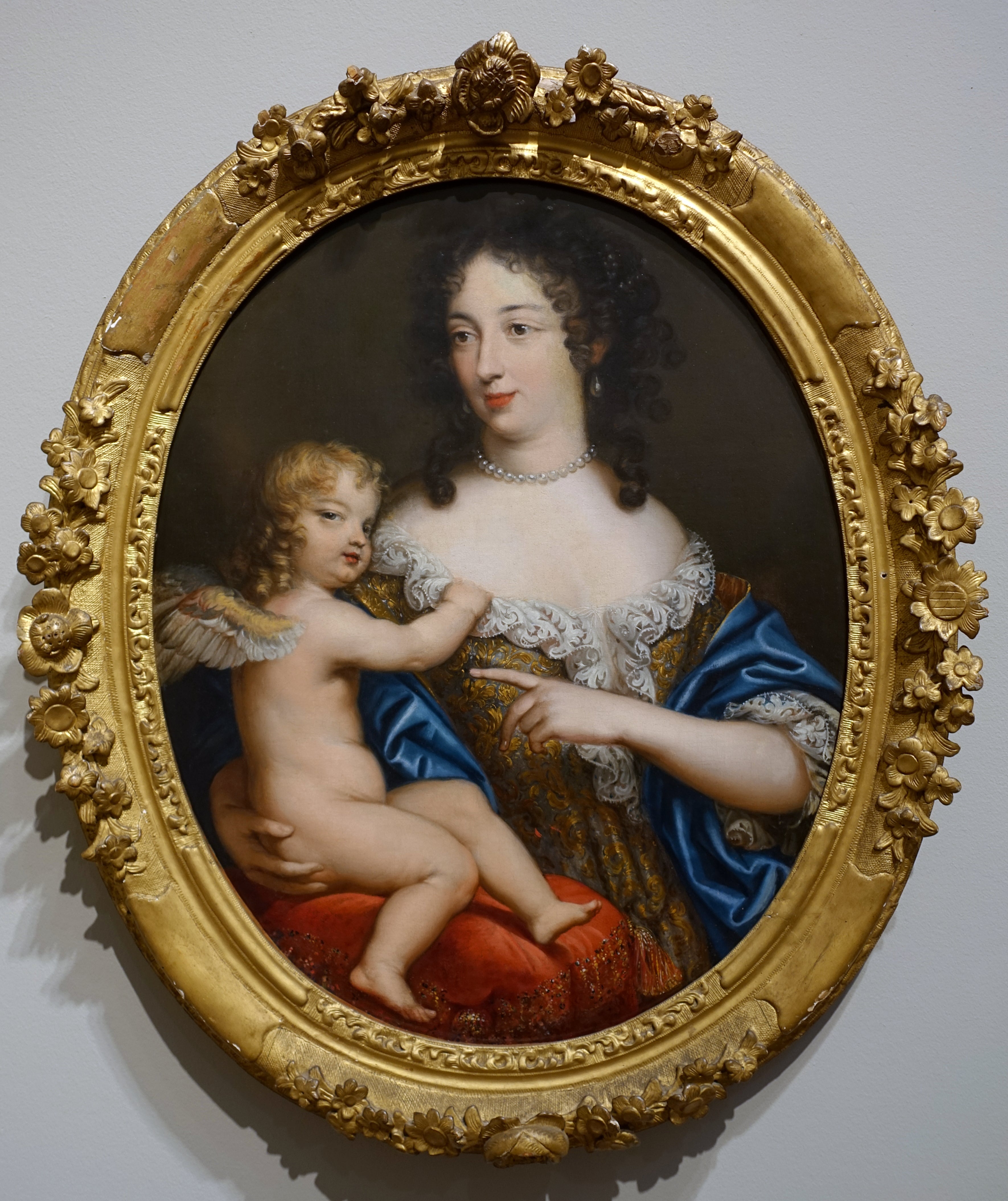 Portrait d’une dame en Vénus avec Cupidon - Pierre Mignard - Alpha Reproduction