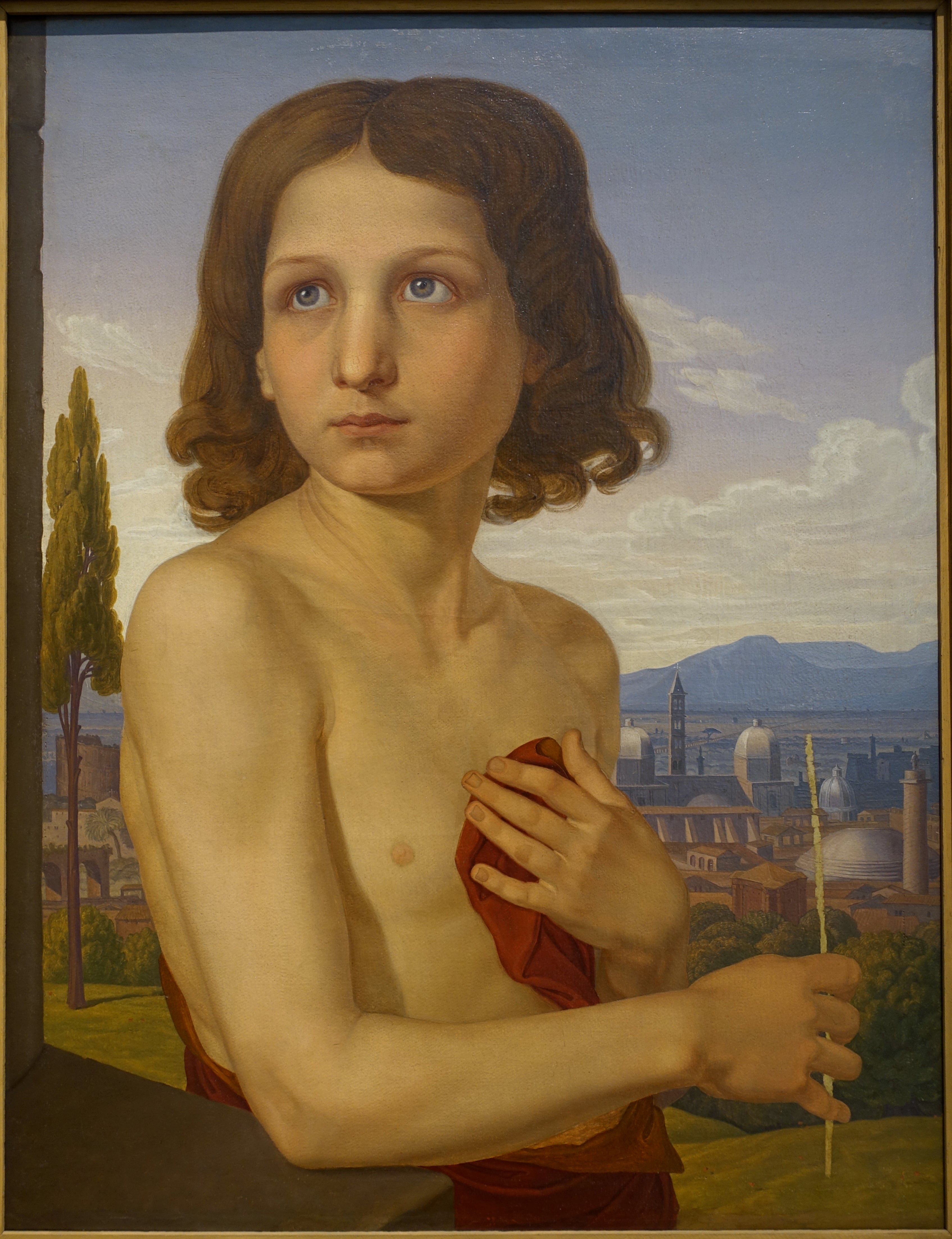 Portrait du jeune Xaverio en saint Jean Baptiste - Johann Friedrich Overbeck - Alpha Reproduction