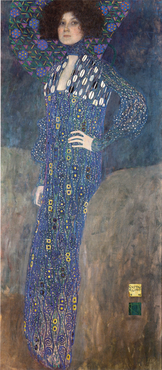 💙 Портрет Эмили Флёге – Густав Климт (1902)
