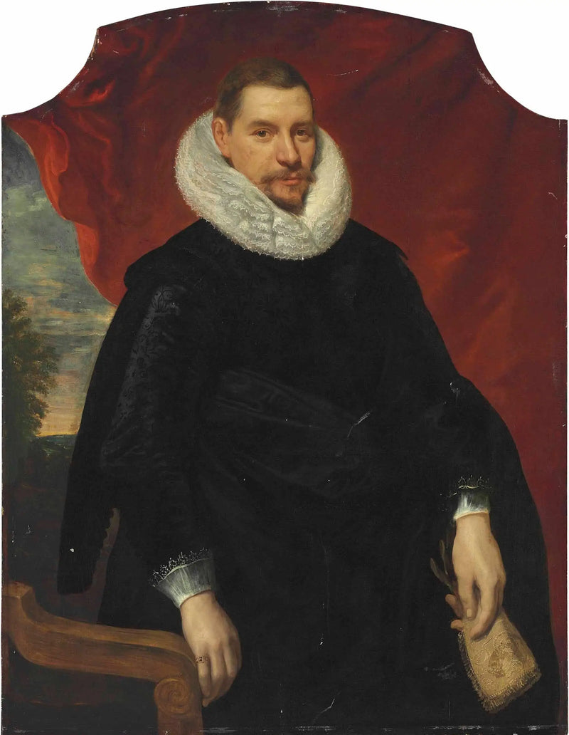 Портрет Корнелиса ван Ланстхота (1572-1656), около 1620 - Питер Пауль Рубенс