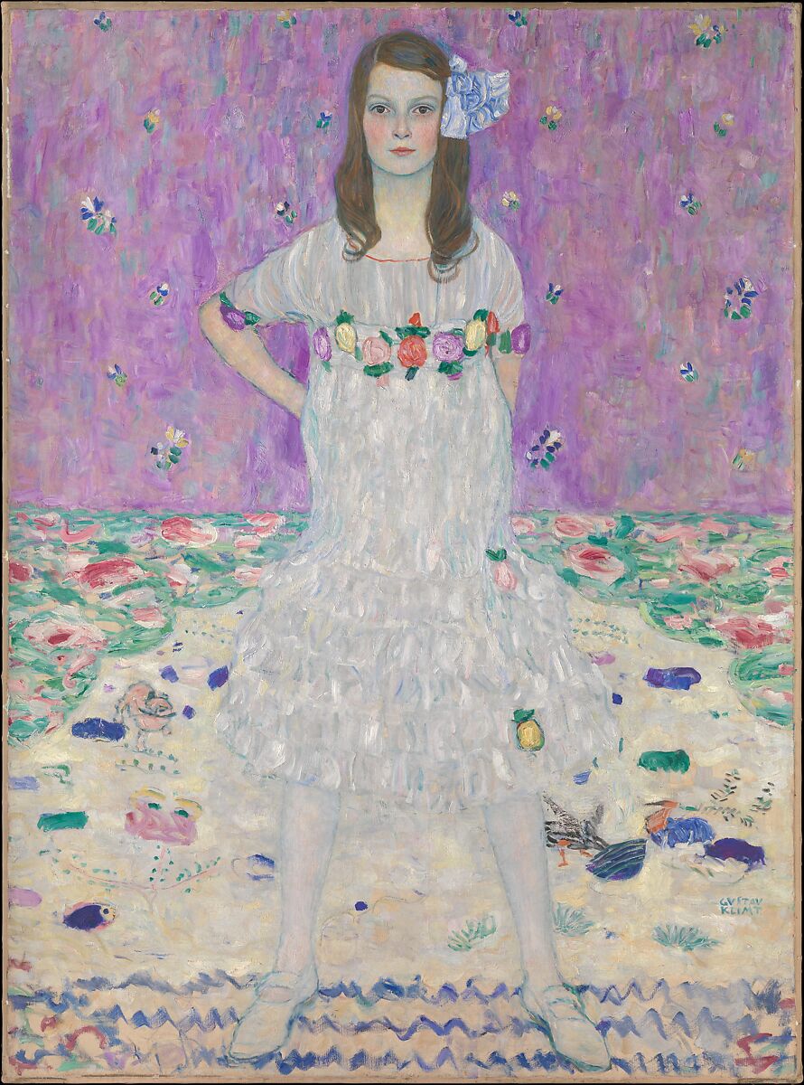 🌸👧 Портрет Мэды Примавези – Густав Климт (1912–1913)