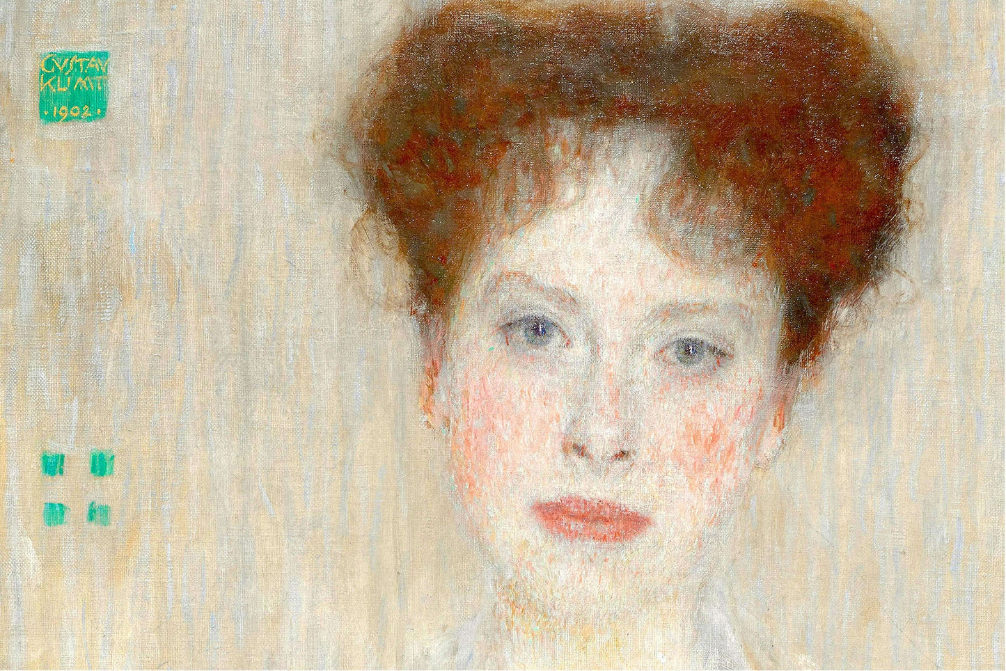 🎨 Портрет Гертруды Лёв (деталь) – Густав Климт (около 1902)