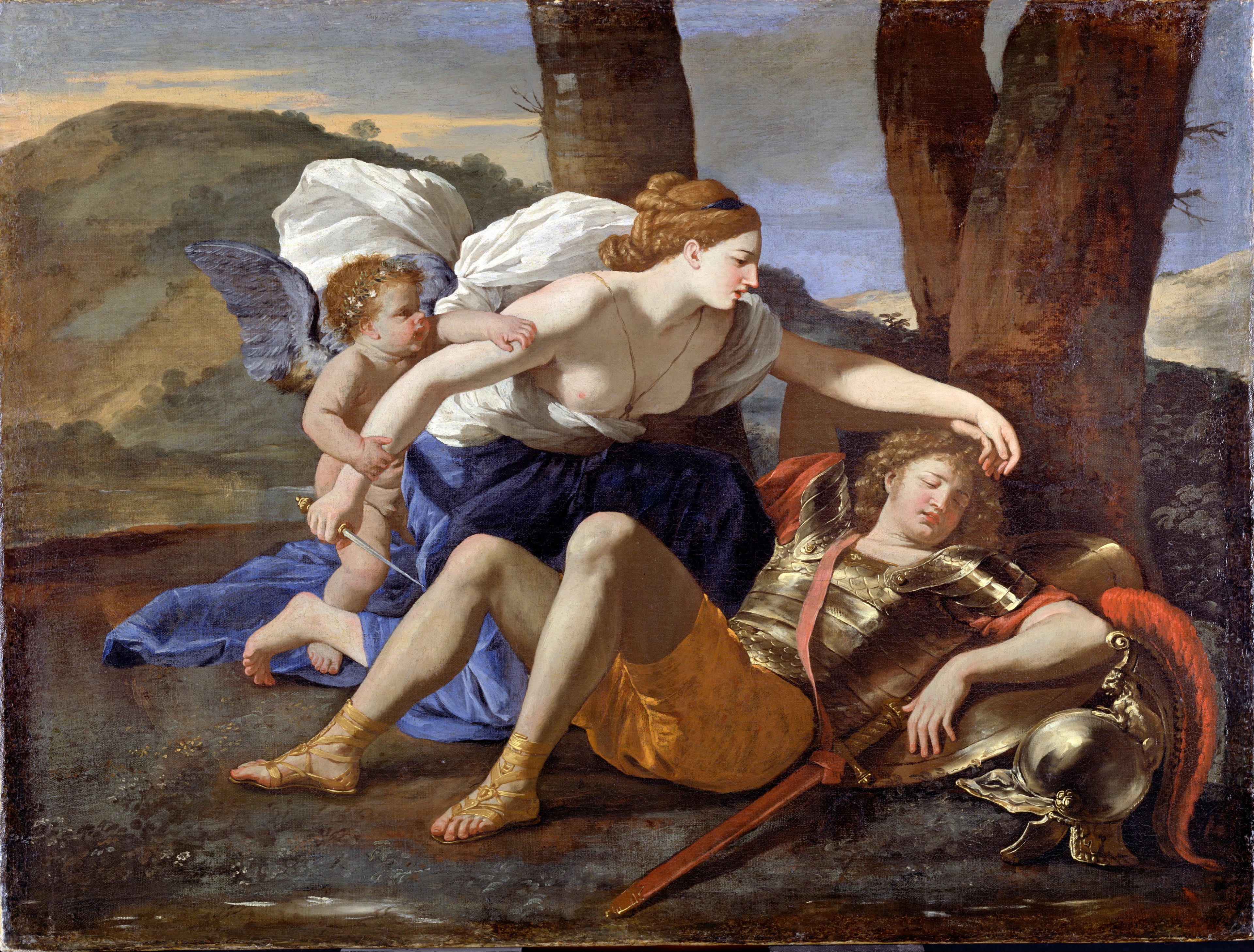 Renaud et Armide - Nicolas Poussin - Alpha Reproduction