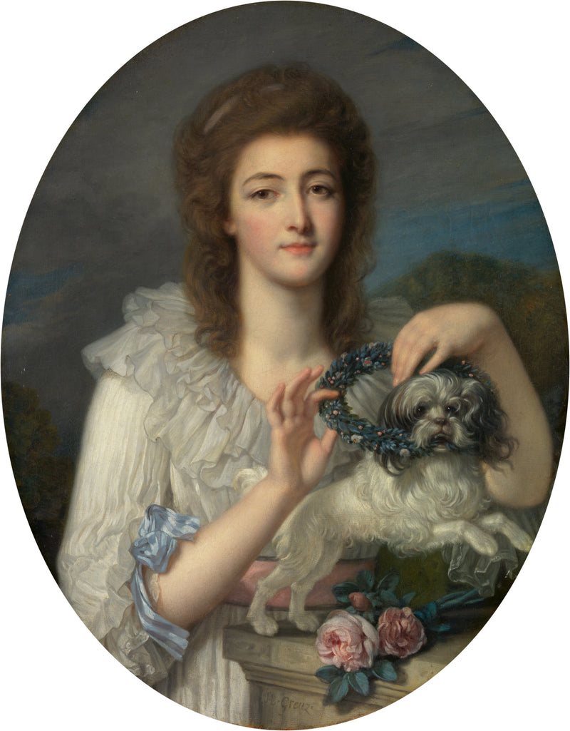 Принцесса Варвара Николаевна Гагарина (1762-1802) - Жан-Батист Грюз