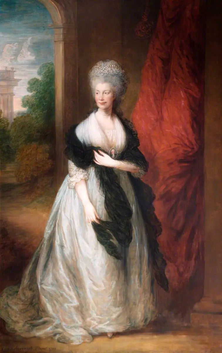 La reine Charlotte (1744–1818) - Thomas Gainsborough - Alpha Reproduction