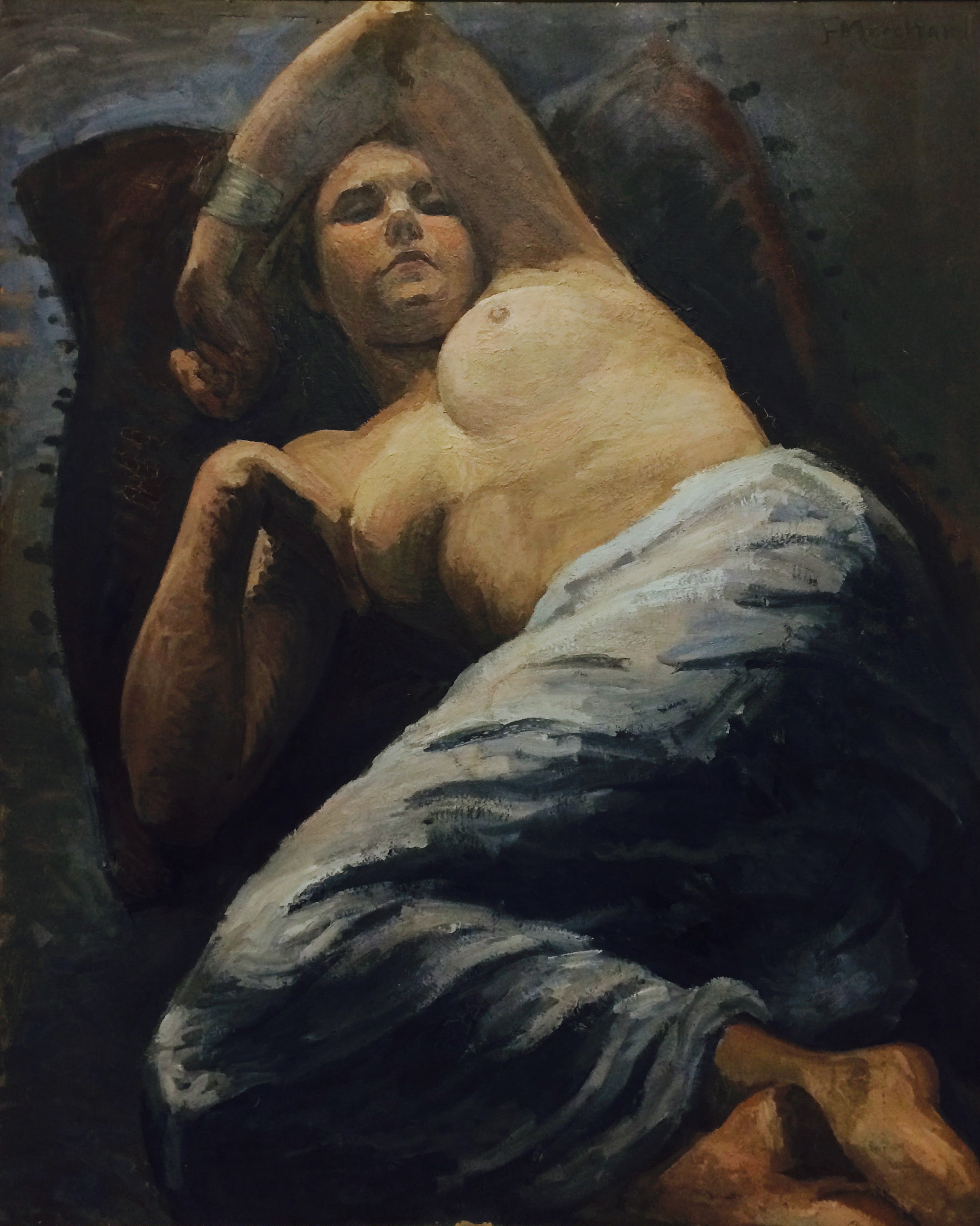 Figure allongée - Jean Marchand