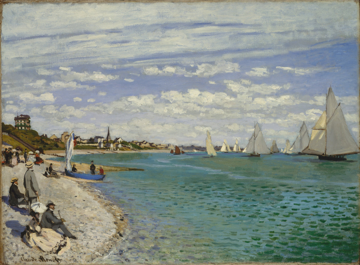 ⛵ Регаты в Сент-Адрессе – Клод Моне (1867)