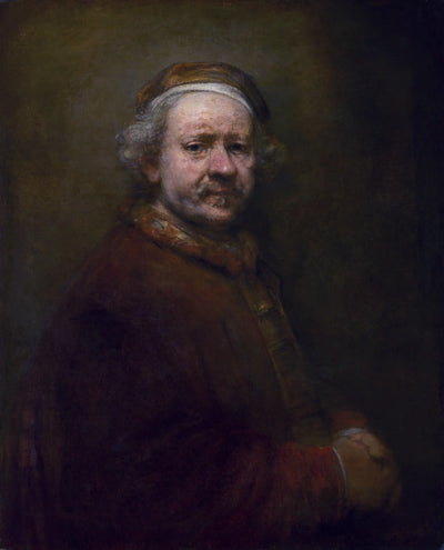 Reproduction du tableau « Autoportrait à l'âge de 63 ans - Rembrandt » par Alpha Reproduction en peinture à l’huile