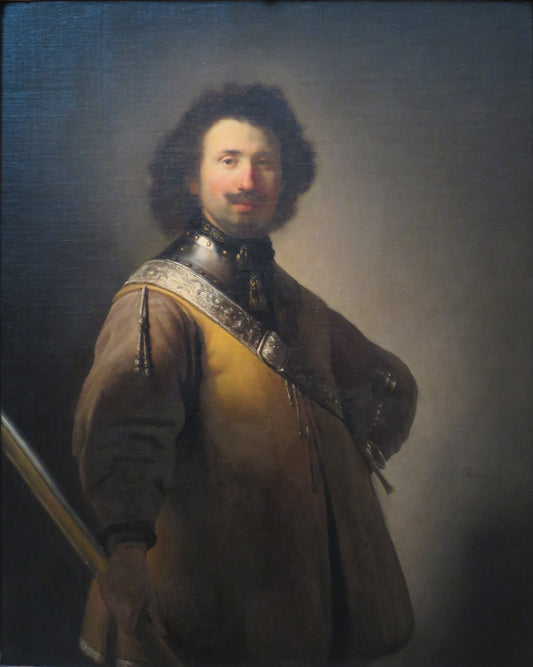 Reproduction du tableau « Portrait de Joris de Caullery - Rembrandt » par Alpha Reproduction en peinture à l’huile