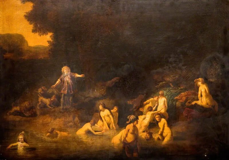 Диана и Актаон - Рембрандт