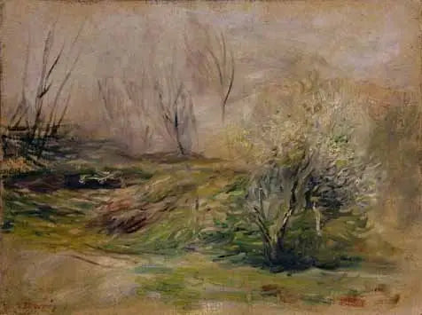 Reproduction du tableau « Paysage - Pierre-Auguste Renoir » par Alpha Reproduction en peinture à l’huile