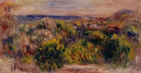 Reproduction du tableau « Paysage - Pierre-Auguste Renoir » par Alpha Reproduction en peinture à l’huile