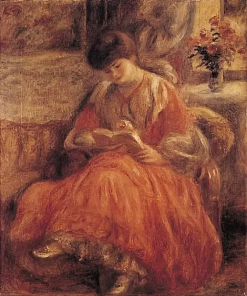 Reproduction du tableau « Misia Godebska-Sert assise - Pierre-Auguste Renoir » par Alpha Reproduction en peinture à l’huile